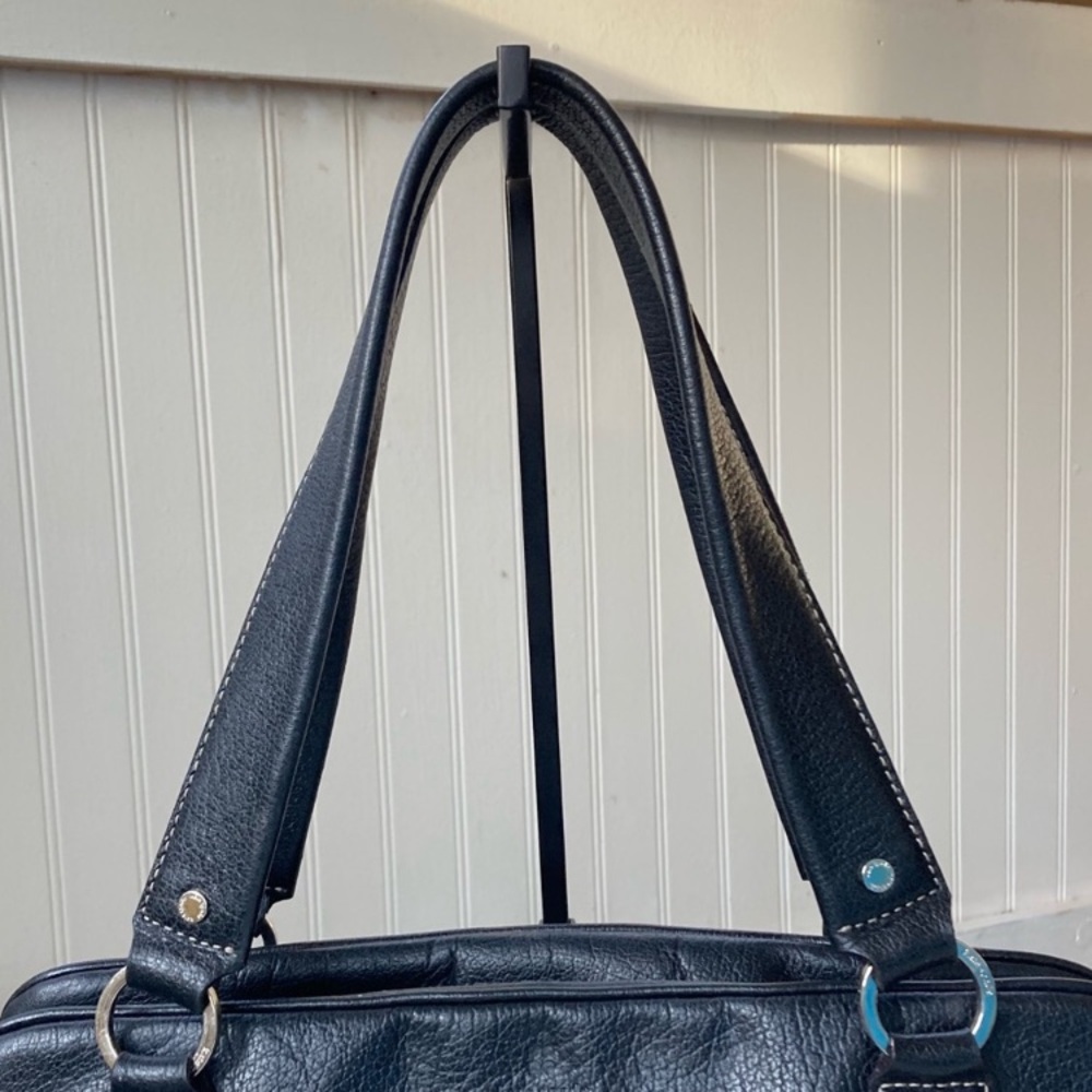 Kate Spade Vintage Large Baguette Bag Black Leather - Picture 5 of 16